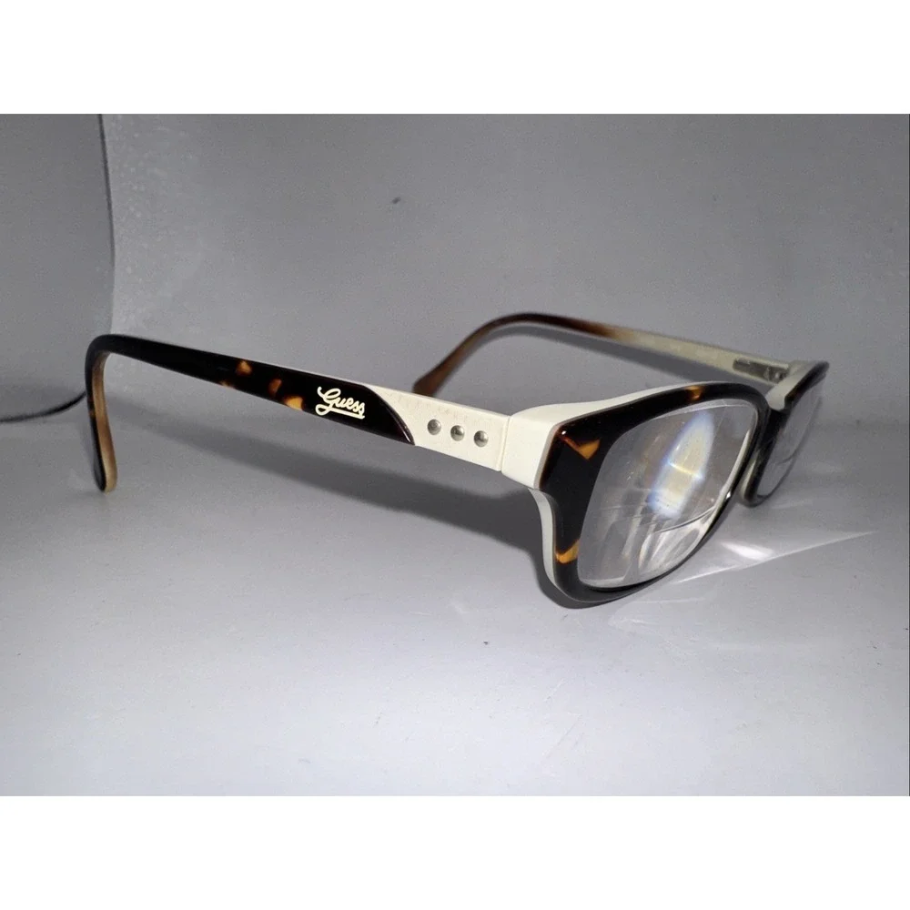 Guess GU2292 TOCRM Tortoise Cream Rectangle Eyeglasses Frames Only 50-17-135mm